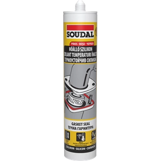 Soudal Gasket Seal hőálló szilikon PIROS 280ml