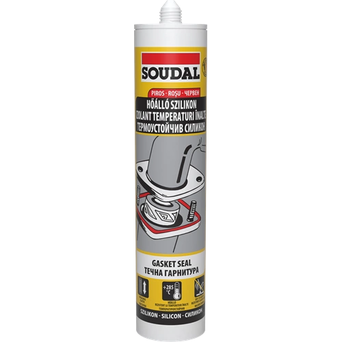 Soudal Gasket Seal hőálló szilikon PIROS 280ml