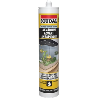 Soudal akváriumragasztó szilikon TRANSZPARENS 280ml