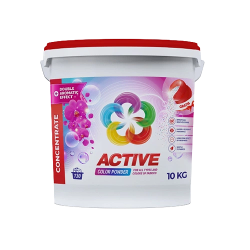 Active mosópor 10 kg Color vödrös (130 mosás)