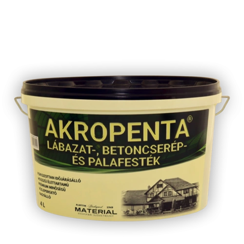 Akropenta lábazatfesték P41 KRÓMZÖLD 2kg