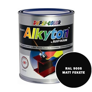 Alkyton fémfesték RAL9005 MATT FEKETE 750ml