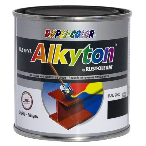 Alkyton fémfesték fényes RAL9006 FEHÉR ALUMÍNIUM 250ml