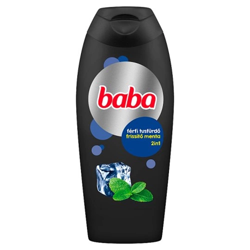 BABA férfi tusfürdő 400 ml Menta