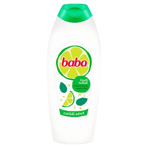BABA tusfürdő 750 ml Zöldcitrom és menta