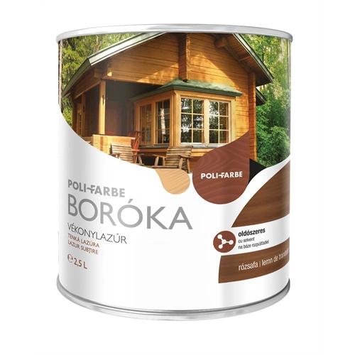 Boróka oldószeres vékonylazúr RÓZSAFA 2,5L
