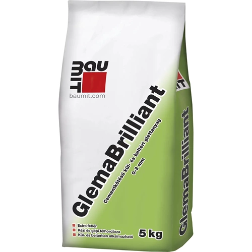 Baumit GlemaBrilliant kültéri glett 5kg