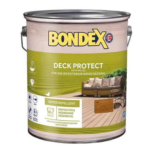 Bondex Deck Protect oldószeres favédő és ápoló olaj kültérre MAHAGÓNI 2,5L