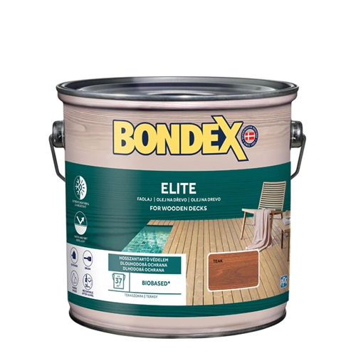 Bondex Elite favédő - és ápoló olaj TEAK FA 2,5L