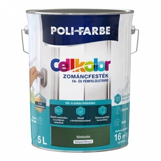 Cellkolor selyemfényű zománcfesték SÖTÉTZÖLD 5L