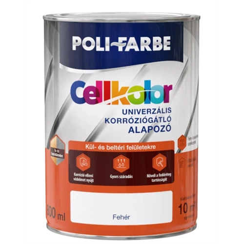 Cellkolor univerzális korróziógátló alapozó FEHÉR 800ml