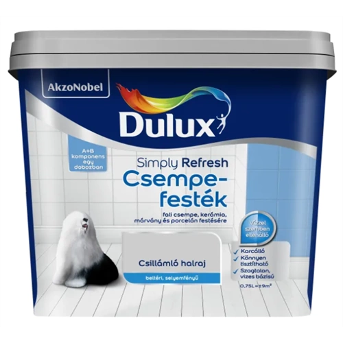 Dulux csempefesték CSILLÁMLÓ HALRAJ 750ml