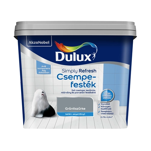 Dulux csempefesték GRÁNITSZÜRKE 750ml