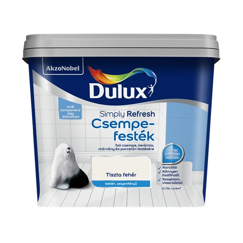 Dulux csempefesték TISZTA FEHÉR 750ml