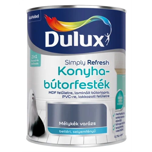 Dulux konyhabútorfesték MÉLYKÉK VARÁZS 750ml