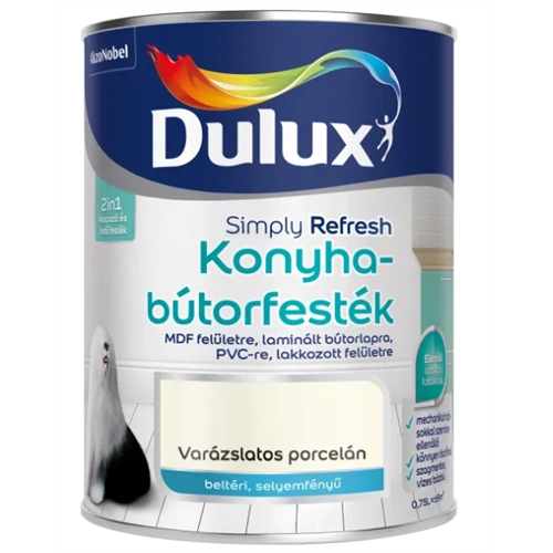 Dulux konyhabútorfesték VARÁZSLATOS PORCELÁN 750ml