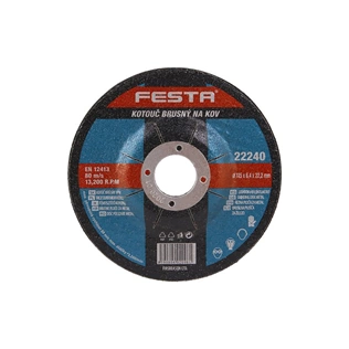 FESTA Tisztítókorong 125 x6,0x22 mm