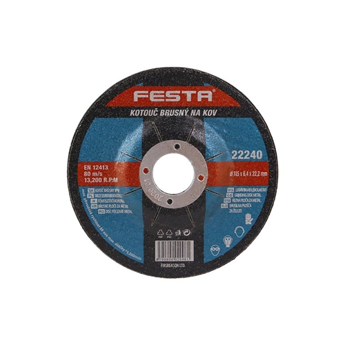 FESTA Tisztítókorong 125 x6,0x22 mm
