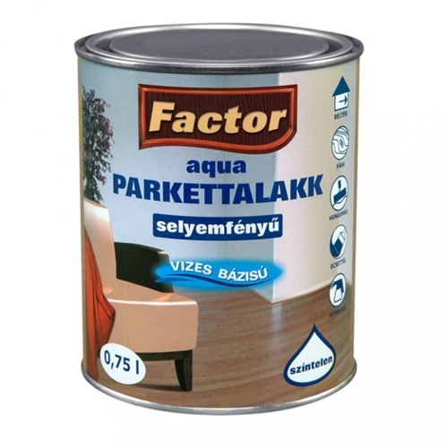 Factor Aqua parkettalakk selyemfényű 750ml