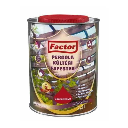 Factor Pergola kültéri fafesték BERKENYE 2,5L