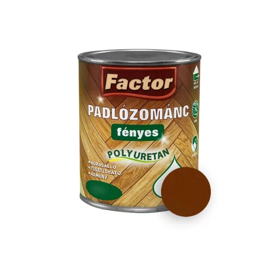 Factor padlózománc fényes BARNA 750ml