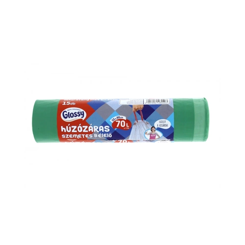 GLOSSY HÚZÓZÁRAS szemeteszsák 70 l