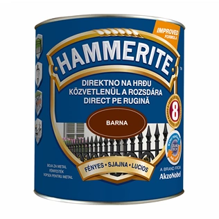 Hammerite fémfesték fényes BARNA 2,5L
