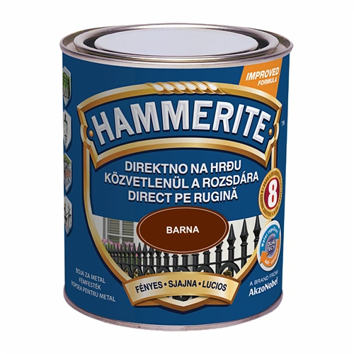 Hammerite fémfesték fényes BARNA 750ml