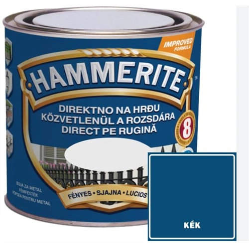 Hammerite fémfesték fényes KÉK 2,5L