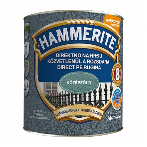 Hammerite fémfesték kalapácslakk KÖZÉPZÖLD 2,5L