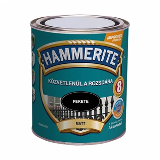 Hammerite fémfesték matt FEKETE 750ml
