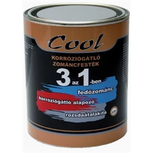Hemmax cool 3in1 zománcfesték  fekete 0,75L 