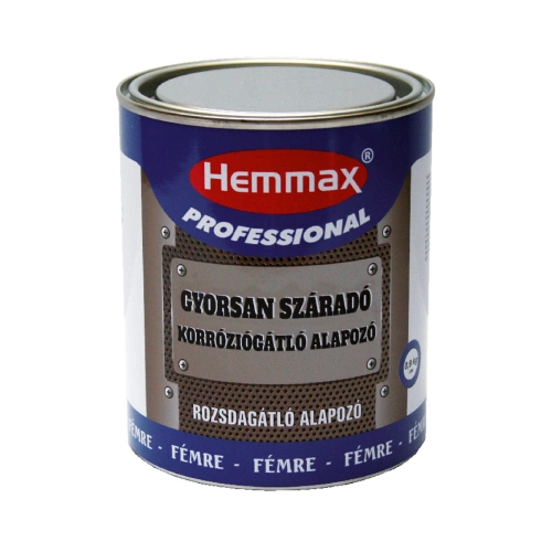 Hemmax gyorsanszáradó rozsdagátló alapozó FEKETE 0,9kg