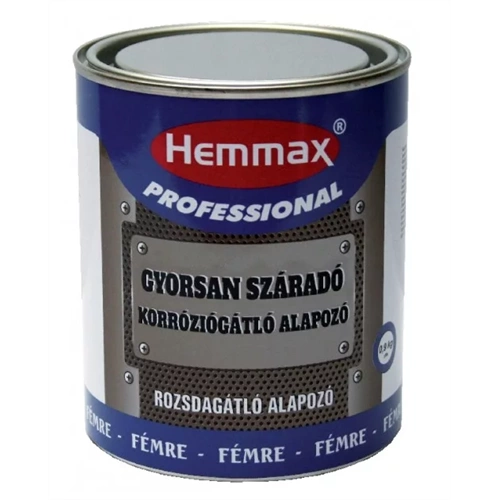 Hemmax gyorsanszáradó rozsdagátló alapozó FEKETE 3,5kg
