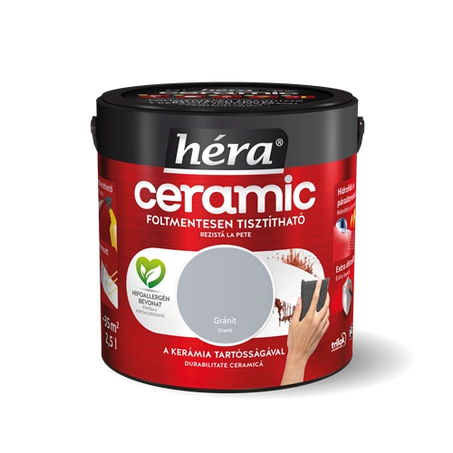 Héra Ceramic beltéri falfesték GRÁNIT 2,5L
