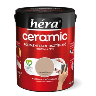 Héra Ceramic beltéri falfesték HAMVAS ŐZBARNA 5L