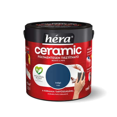 Héra Ceramic beltéri falfesték INDIGÓ 2,5L