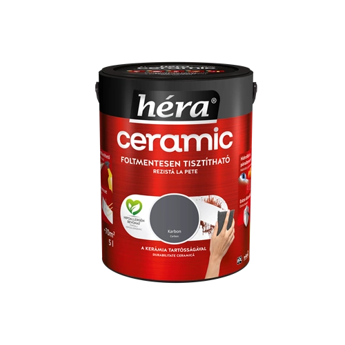 Héra Ceramic beltéri falfesték KARBON 5L