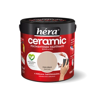 Héra Ceramic beltéri falfesték PUHA TAKARÓ 2,5L