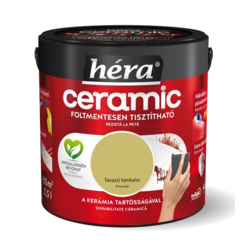 Héra Ceramic beltéri falfesték TAVASZI KANKALIN 2,5L