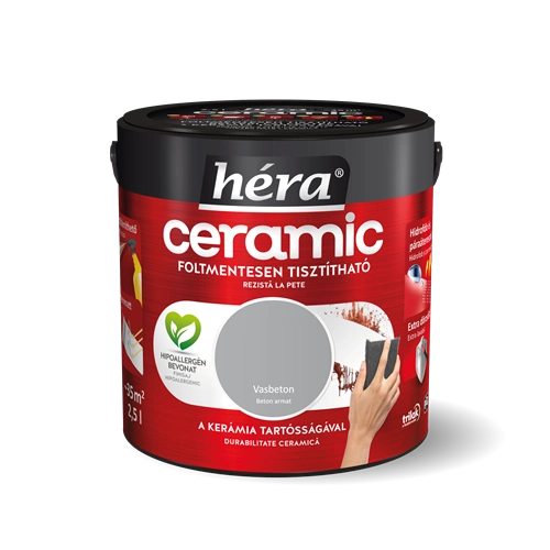 Héra Ceramic beltéri falfesték VASBETON 2,5L