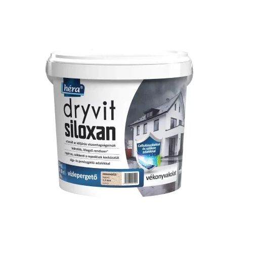 Héra Dryvit Siloxan vékonyvakolat kapart "L" 1,5mm 25kg