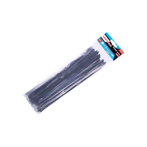 Kábelkötegelő 300x4,7 mm fekete (50 db)