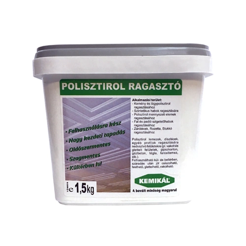 Kemikál polisztirol ragasztó 1,5kg