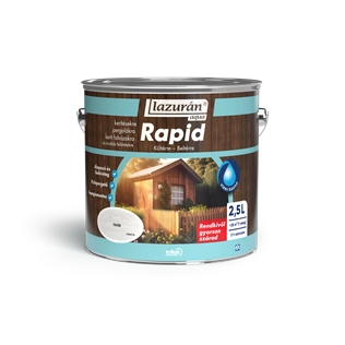 Lazurán Aqua Rapid vékonylazúr FEHÉR 2,5L