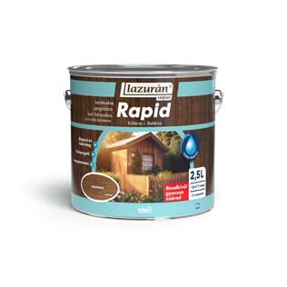 Lazurán Aqua Rapid vékonylazúr GESZTENYE 2,5L