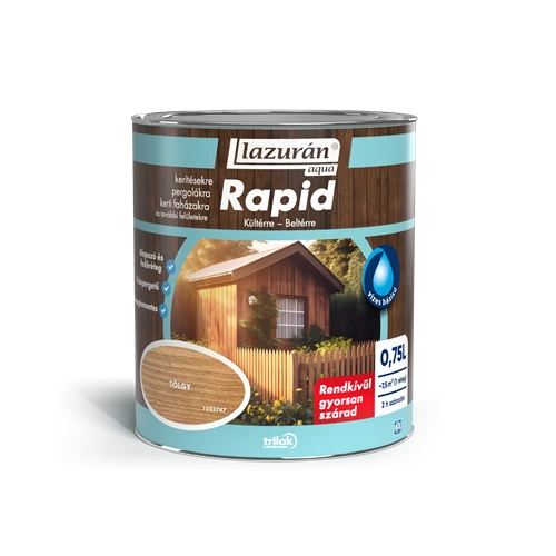 Lazurán Aqua Rapid vékonylazúr TÖLGY 750ml