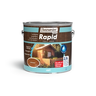 Lazurán Aqua Rapid vékonylazúr VÖRÖSFENYŐ 2,5L