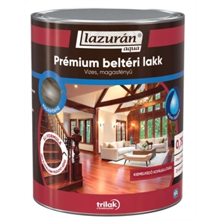 Lazurán Aqua magasfényű prémium beltéri lakk 750ml