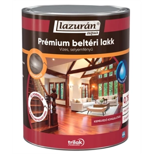 Lazurán Aqua selyemfényű prémium beltéri lakk 750ml